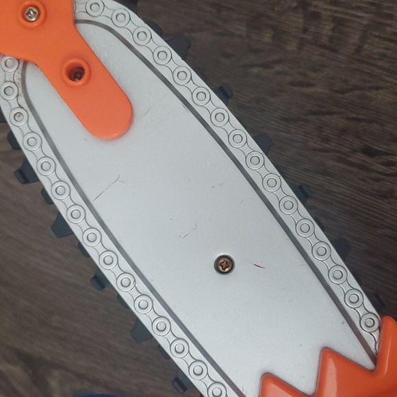 Vintage - 15" Workman's Chainsaw "The Home Depot" Children's Play Tool - Works - Picture 12 of 13